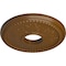 Ekena Millwork Tirana Ceiling Medallion (Fits Canopies up to 4 3/4"), 13 7/8"OD x 3 3/4"ID x 1 1/4"P, Smokey Topaz CM13TISTF - alternate 2